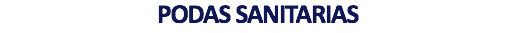PODAS SANITARIAS